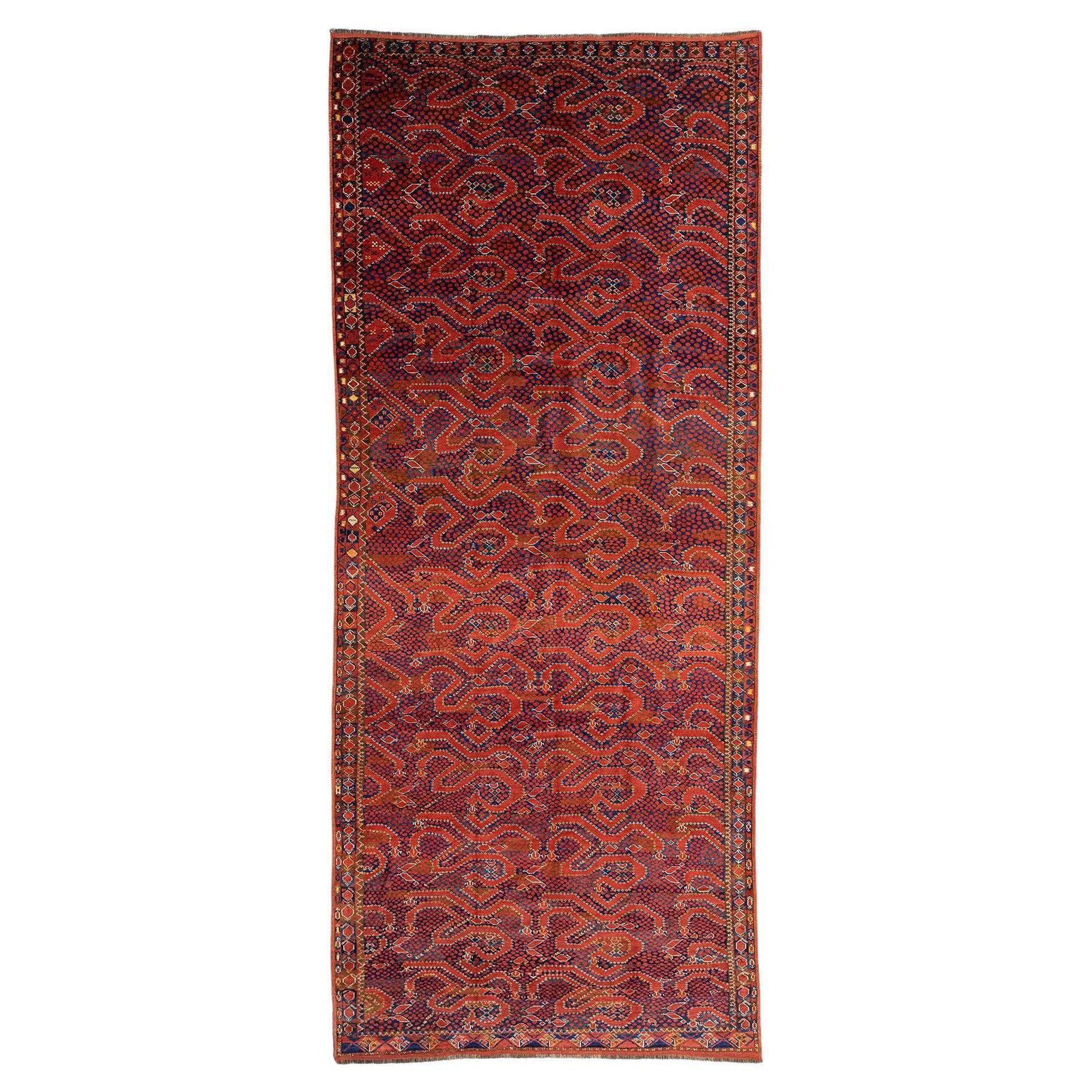 Turkmen Rug Ersari Snake Design