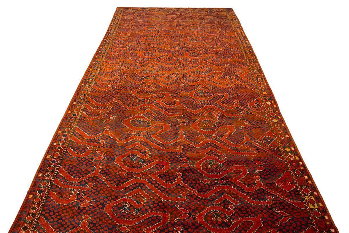 Turkmen Rug Ersari Snake Design photo Textiles
