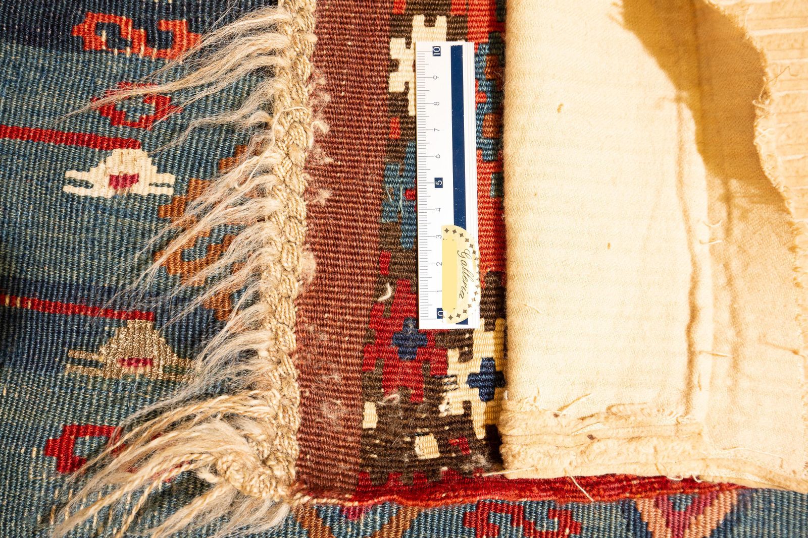 photo furniture Antique Turkish Erzurum Kilim Sage Green