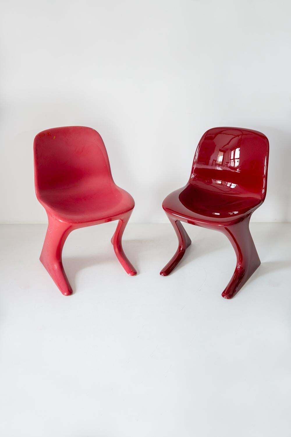 1062.0 Mid Century Ultramarine Blue Kangaroo Chair, Ernst Moeckl, Germany, 1968 photo