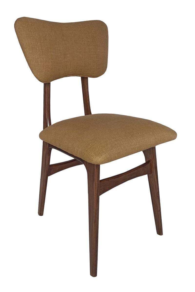 Six Mid Century Butterfly Chairs, Tabacco Wool Millais By Dedar, Europe, 1960s photo 4766.0