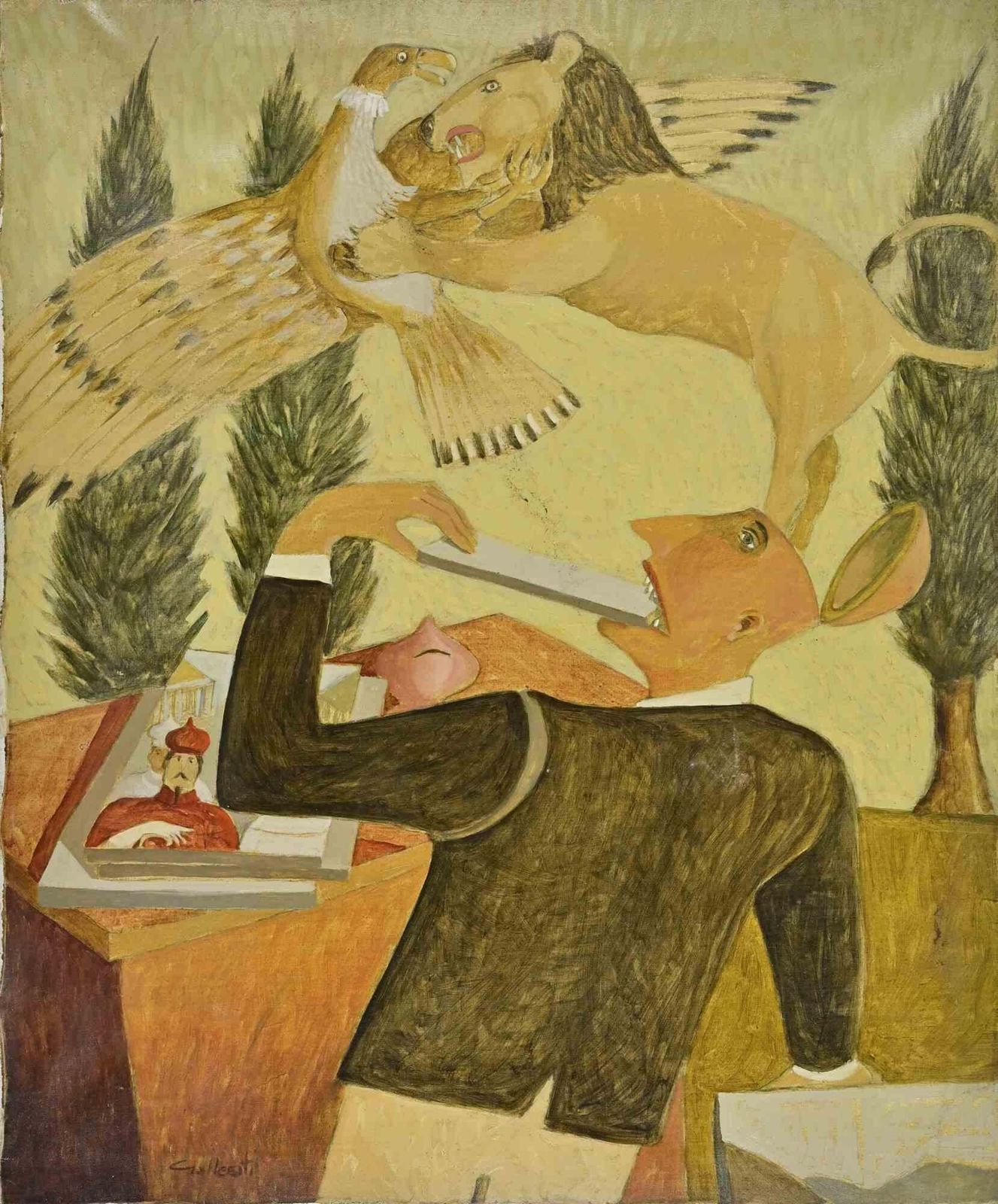 Alberto Galleratiby Human Tendency   Paint By Alberto Gallerati   1970s1970s