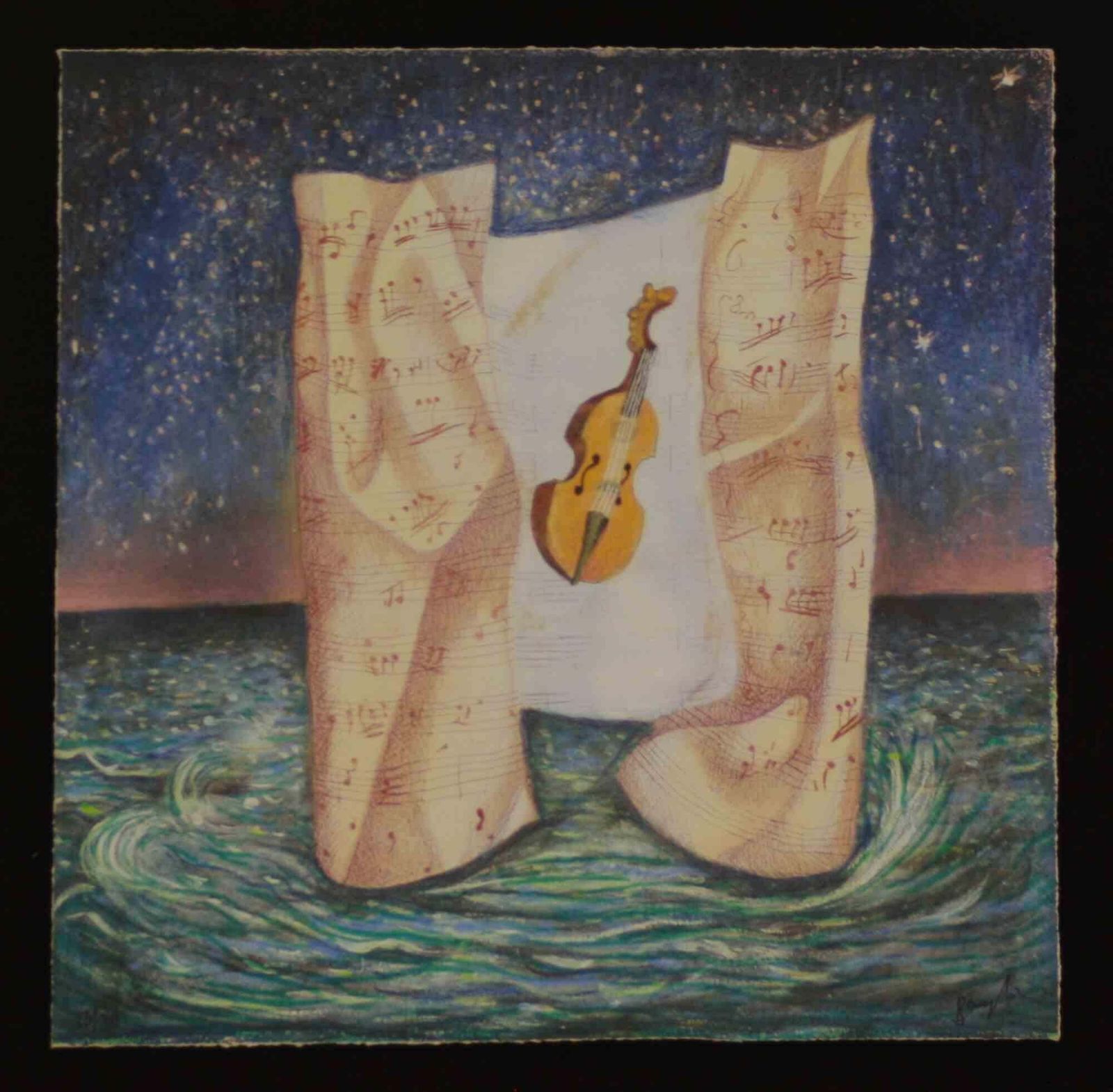 Enrico Benagliauntitled   Lithograph By Enrico Benaglia   20002000
