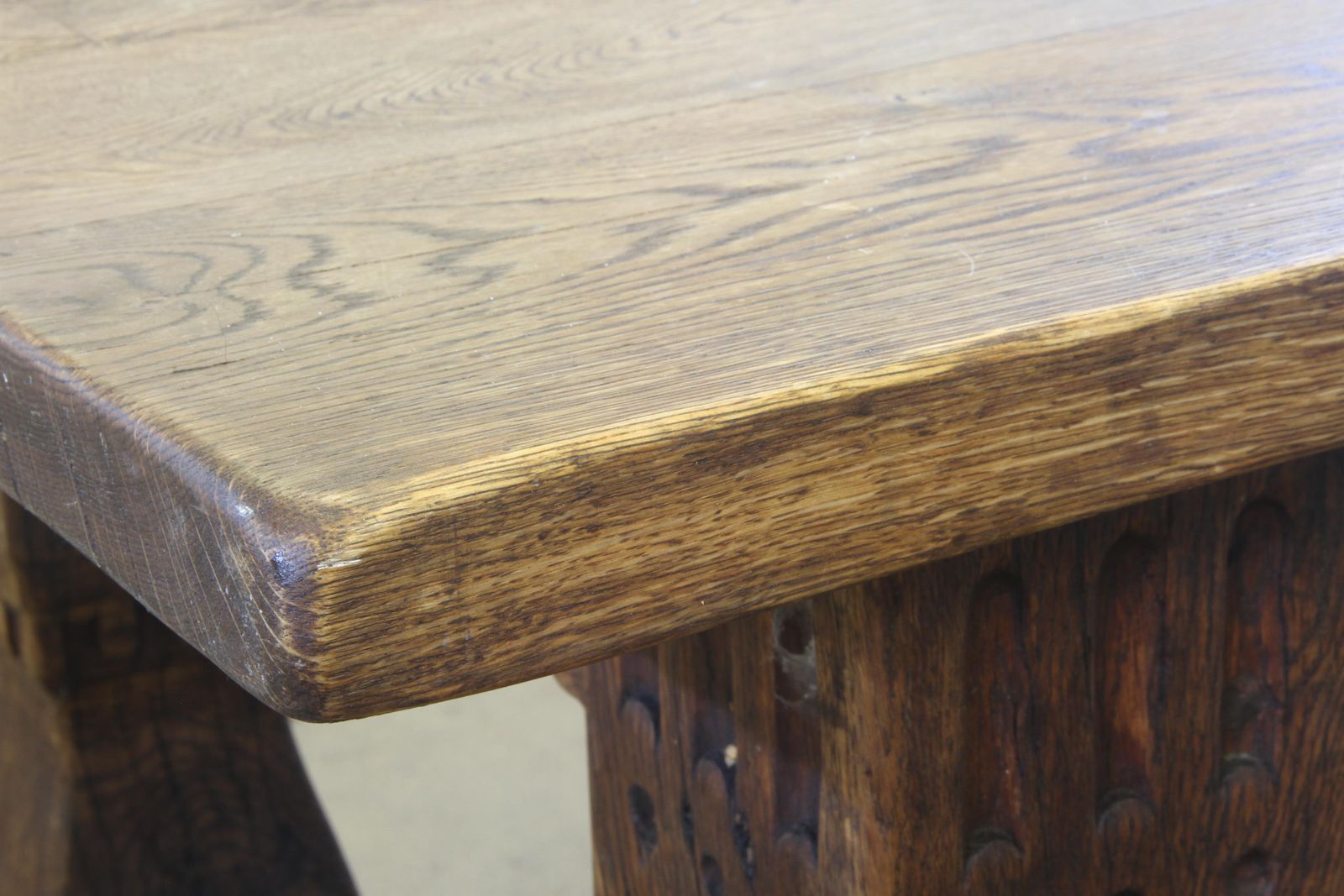 3787.0 Large 17th Century Jacobean Style Baroque Farmhouse Refectory Table – Early 1900 photo