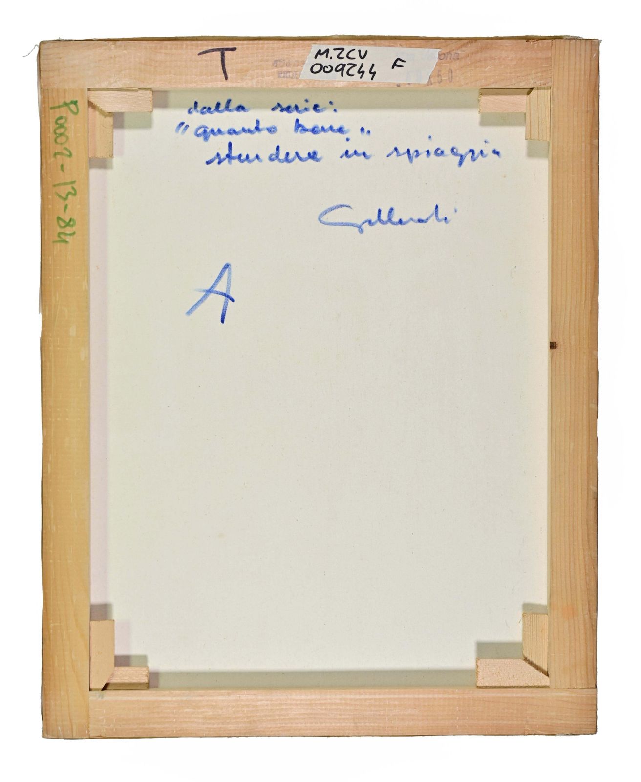 Alberto Galleratifrom The Series: How Good It Is To Lay Out... Paint By Alberto Gallerati   1970s1970s photo 520.0
