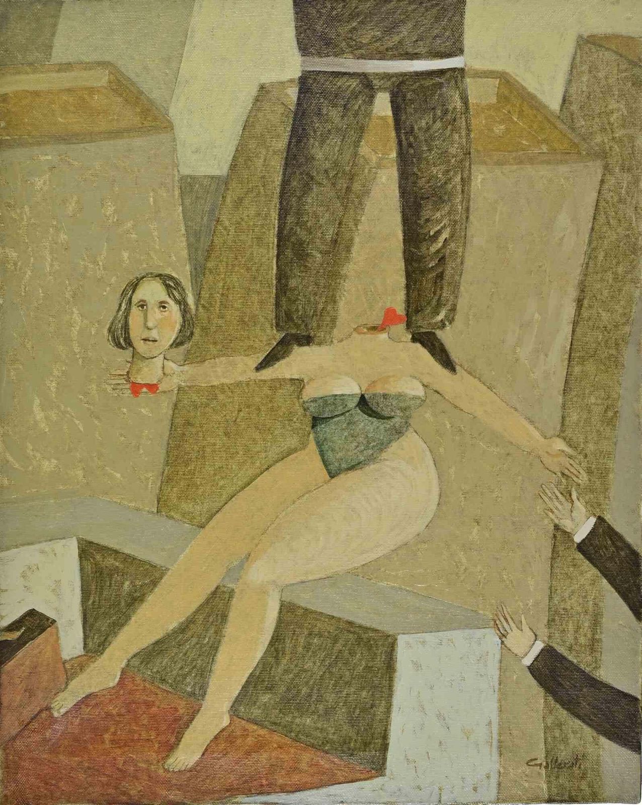 Alberto Galleratifrom The Series "How Much Love": Precarious   Paint By Alberto Gallerati   1970s1970s photo furniture