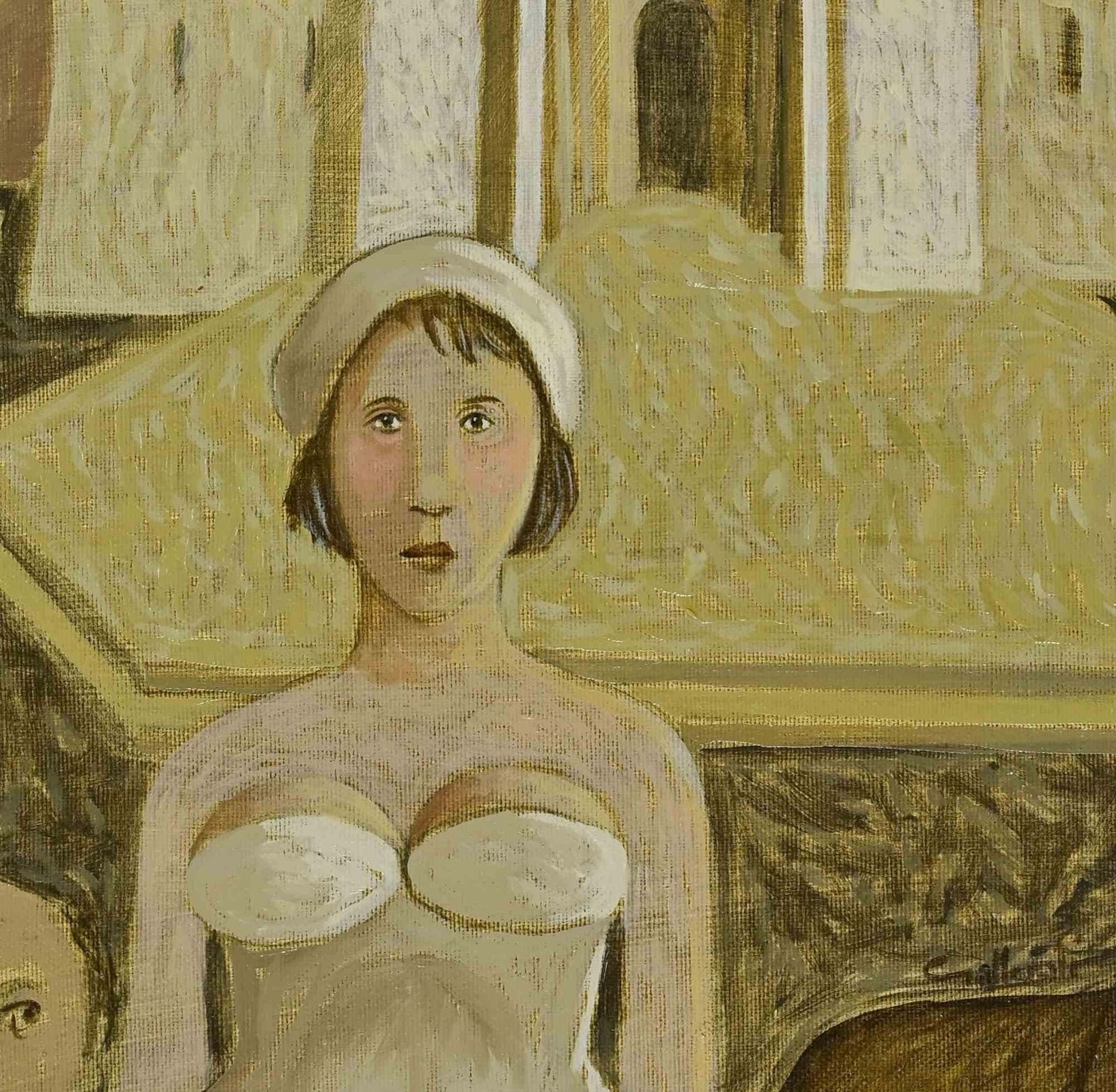 Alberto Galleratiwedding In Venice   Paint By Alberto Gallerati   1970s1970s photo furniture