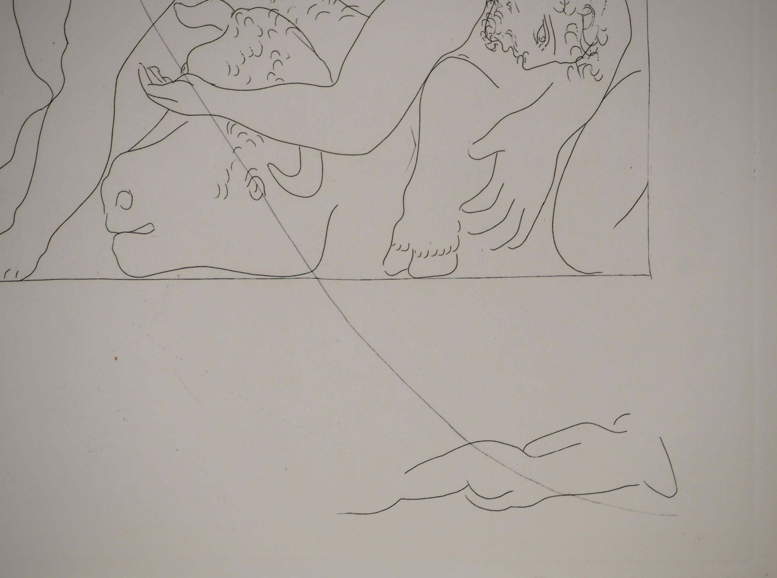 Pablo Picassométarmorphoses D'ovide, Death Of Orpheus   Original Etching (Baer #164)1936 photo vinterior