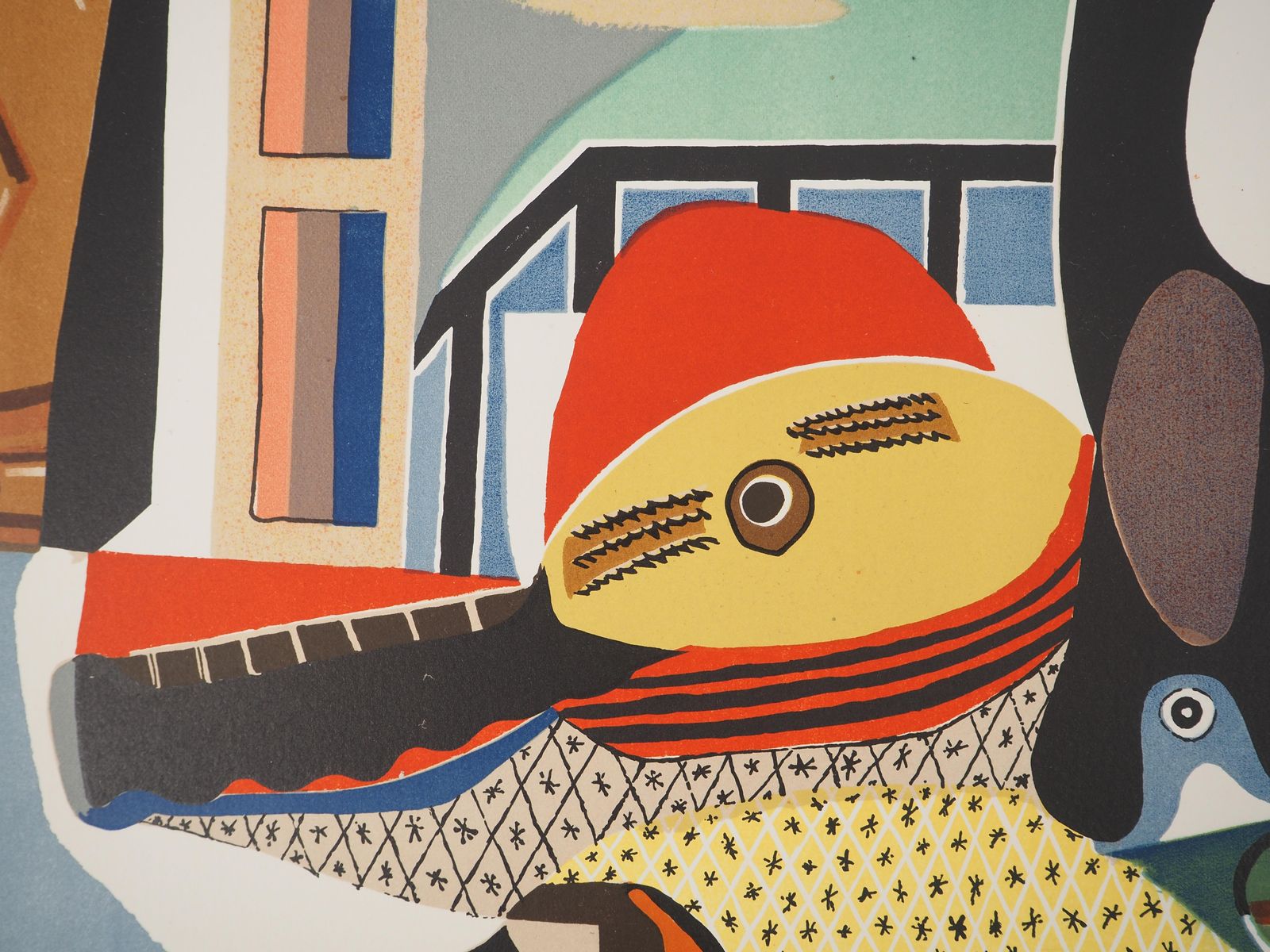 Pablo Picassomandolin And Guitar   Lithograph (Mourlot)1958 photo Art