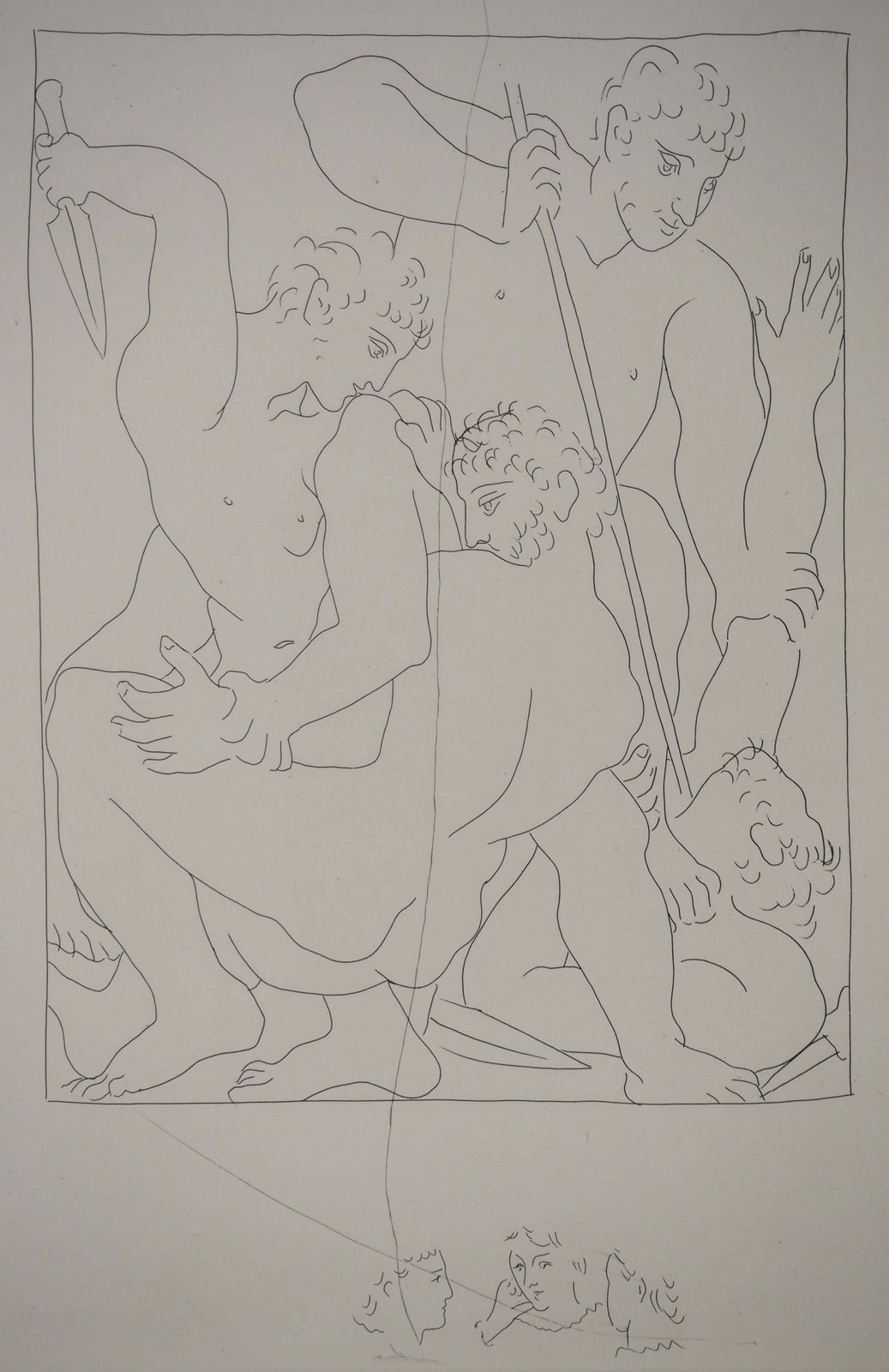 Pablo Picassométarmorphoses D'ovide, The Battle   Original Etching (Baer #152)1936 photo for sale