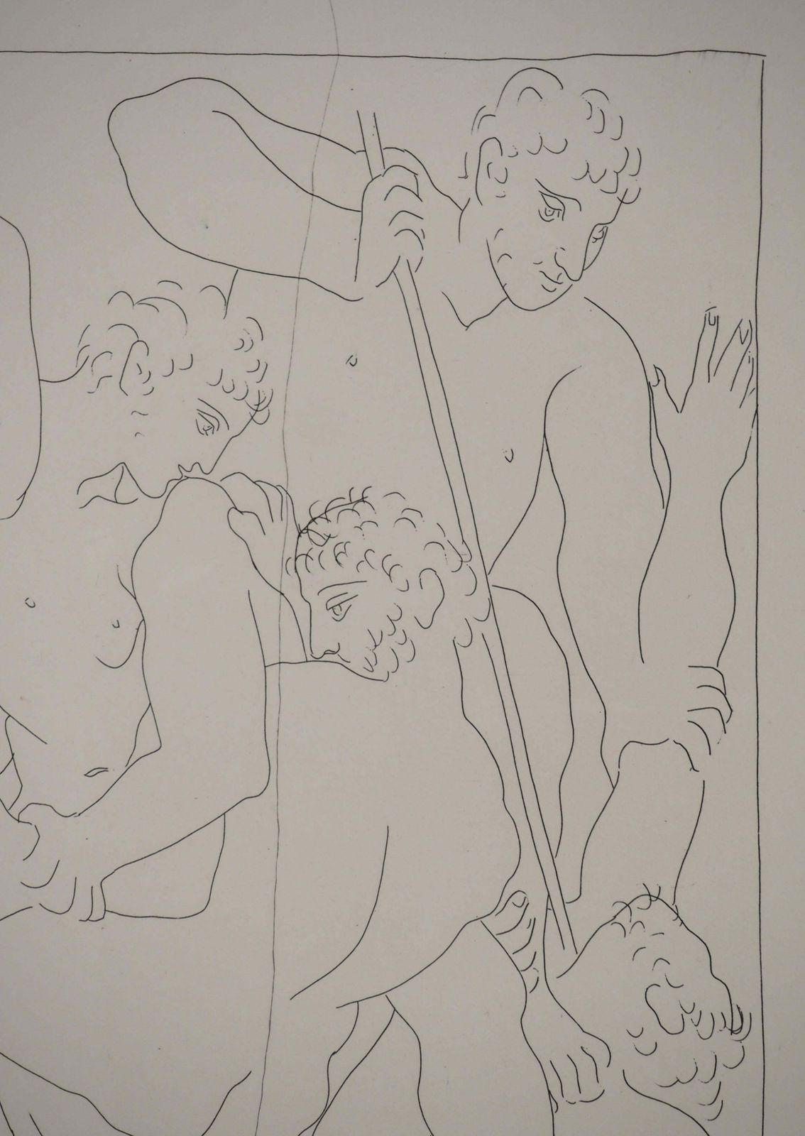 Pablo Picassométarmorphoses D'ovide, The Battle   Original Etching (Baer #152)1936 photo Art