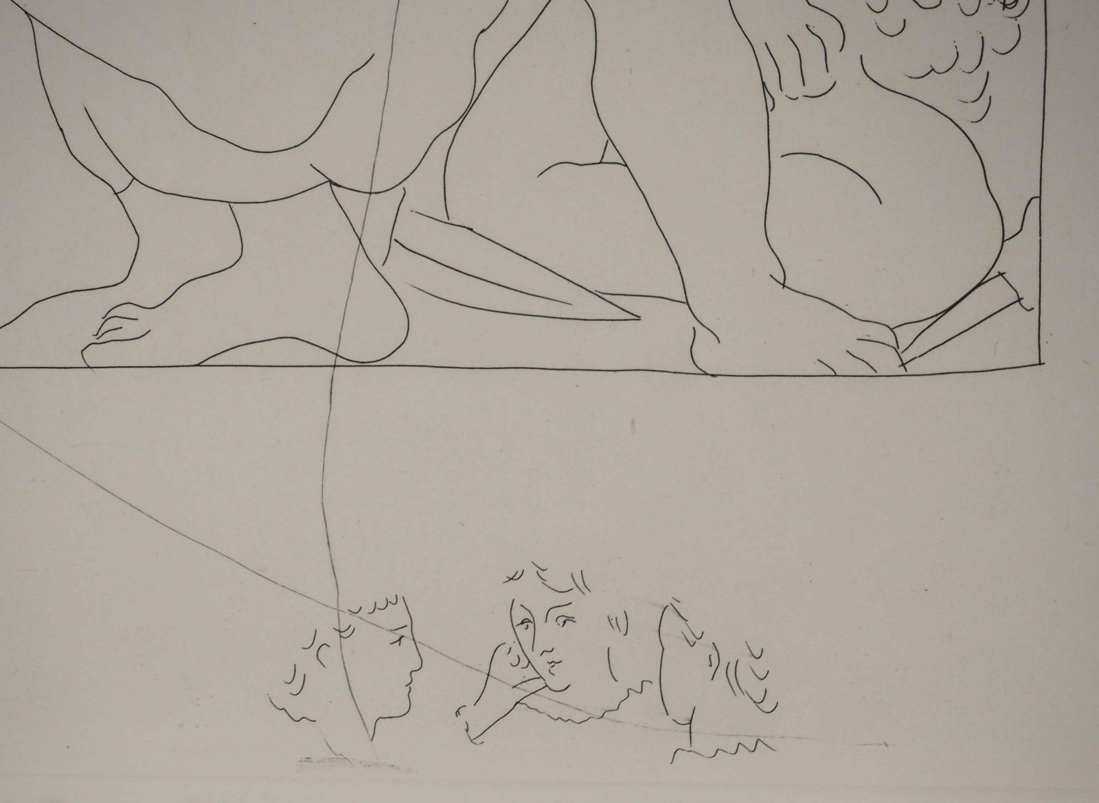Pablo Picassométarmorphoses D'ovide, The Battle   Original Etching (Baer #152)1936 photo vinterior