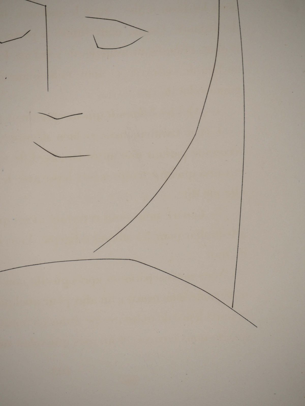 Pablo Picassocarmen, The Peaceful Face   Original Etching (Cramer #52)1949 photo vinterior