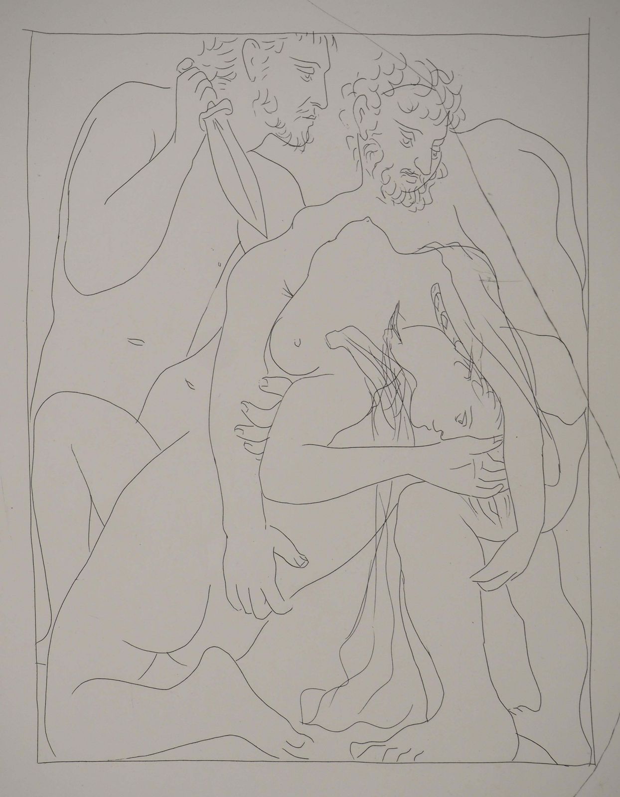 Pablo Picassométarmorphoses D'ovide, On Achilles' Tomeb   Original Etching (Baer #168)1936 photo for sale