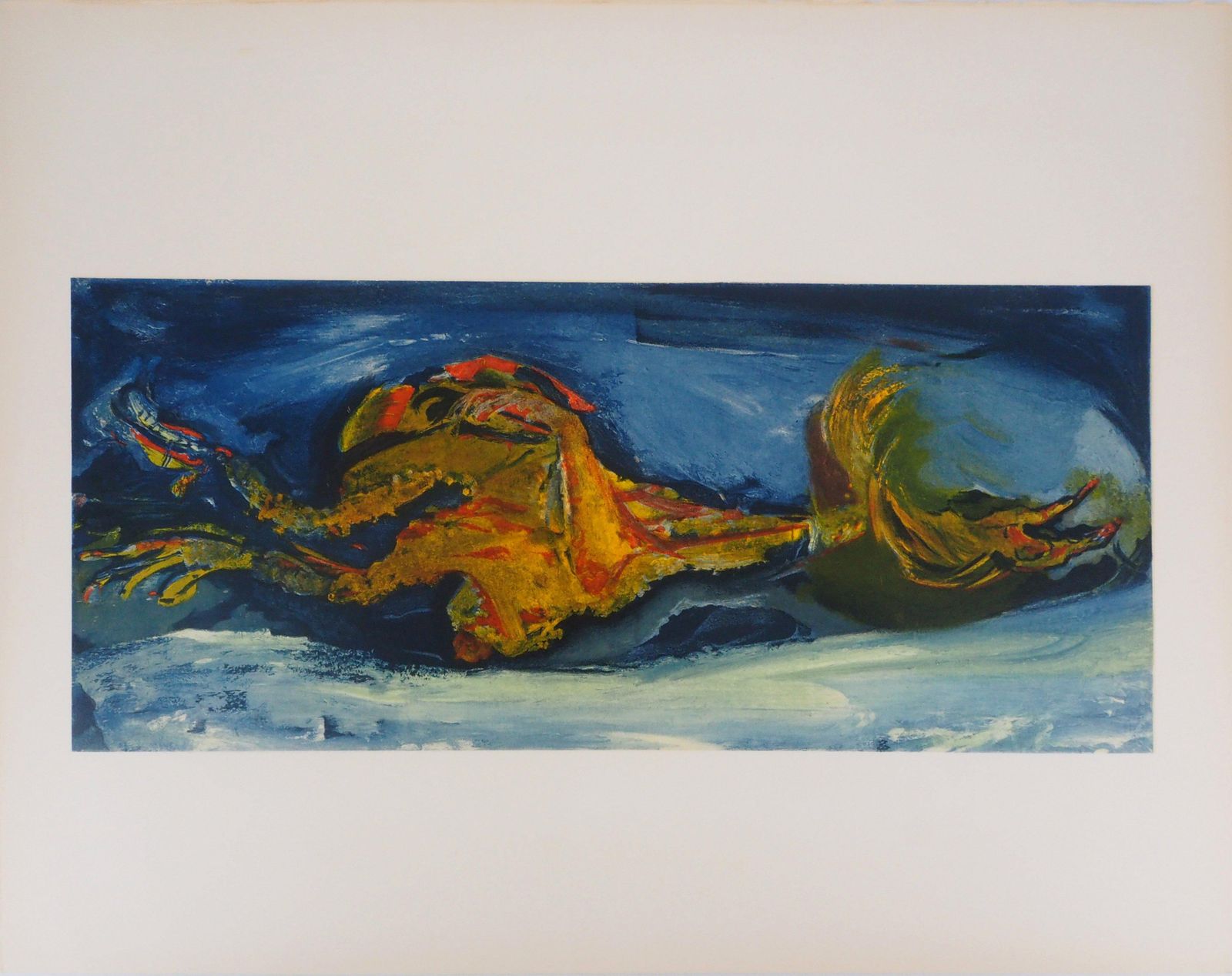Chaïm Soutinestill Life With A Turkey   Lithograph, Mourlot1972