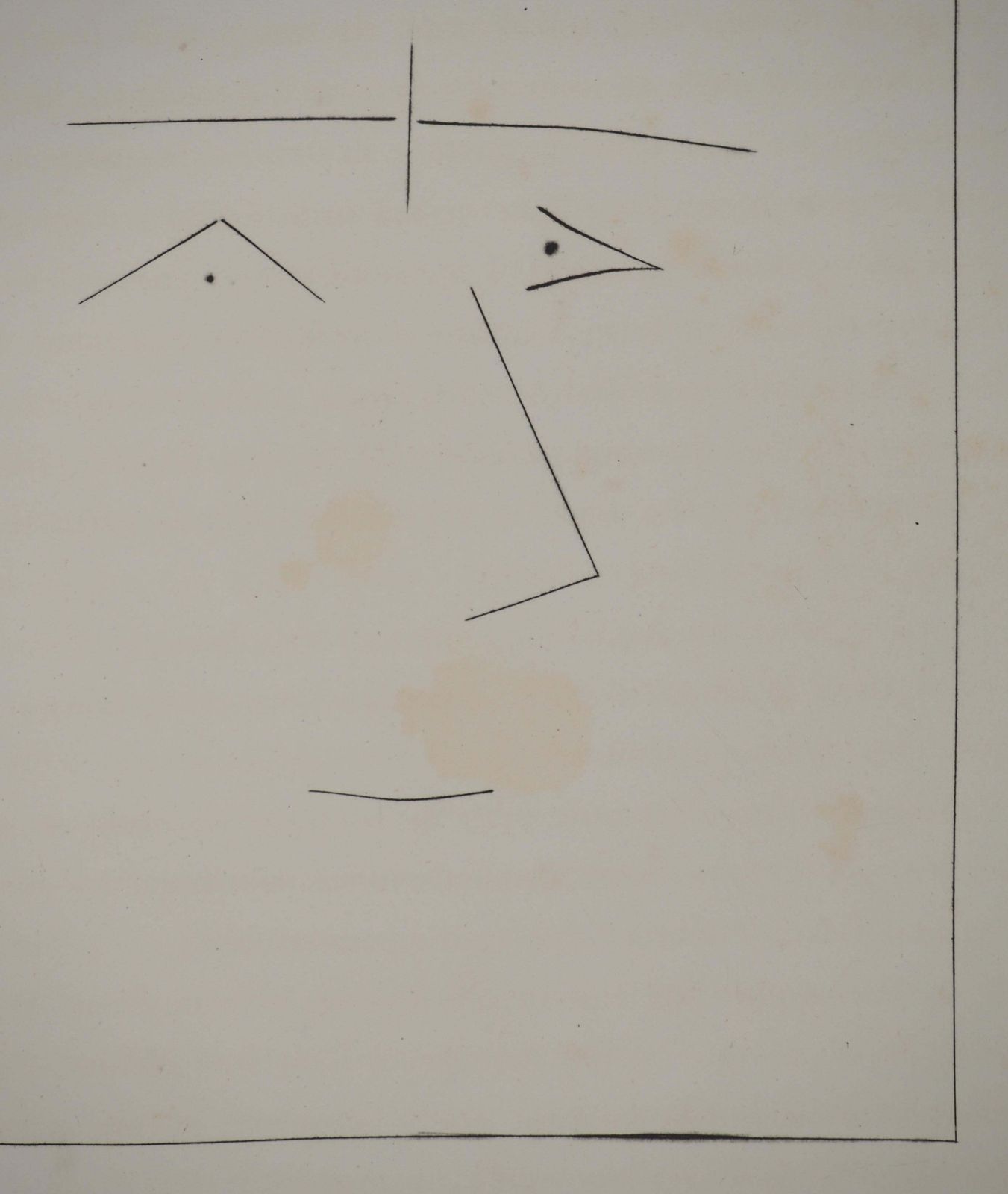 Pablo Picassocarmen, The Man In The Square   Original Etching (Cramer #52)1949 photo Art
