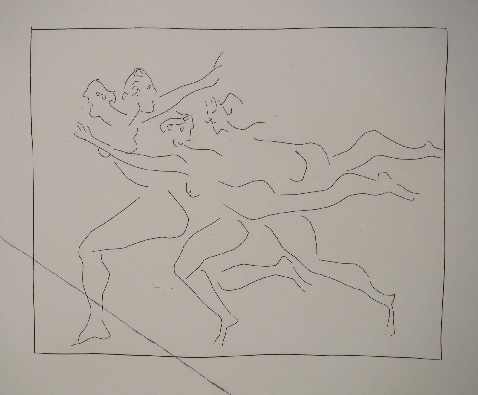 Pablo Picassométarmorphoses D'ovide, The Escape   Original Etching (Baer #161)1936 photo Art