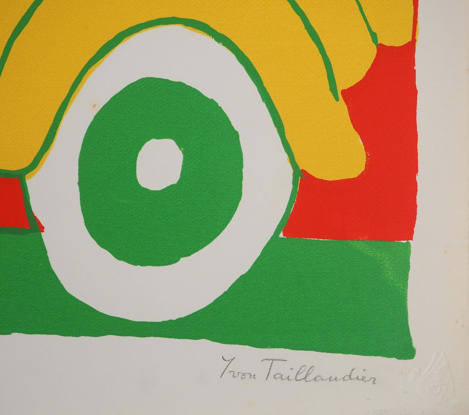 Yvon Taillandierthe Catitipede's Journey   Original Handsigned Screen Print photo vinterior