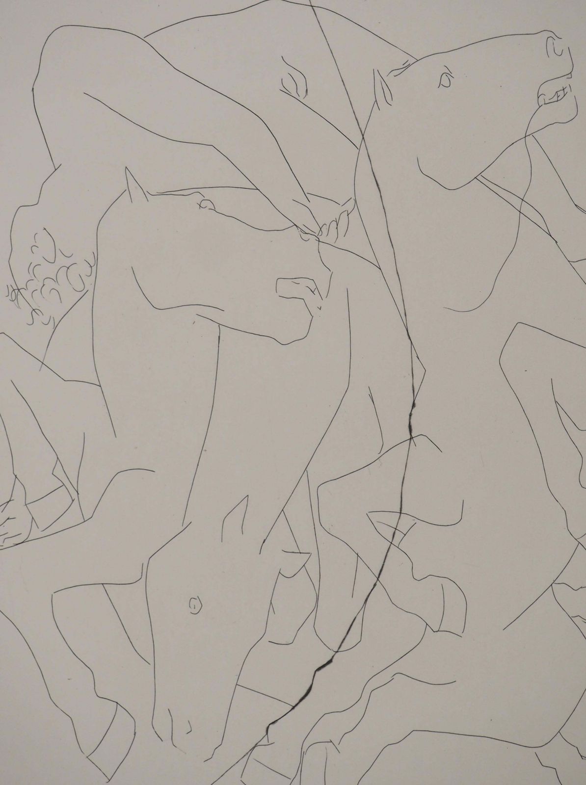 Pablo Picassométarmorphoses D'ovide, The Sun Chariot   Original Etching (Baer #146)1936 photo for sale