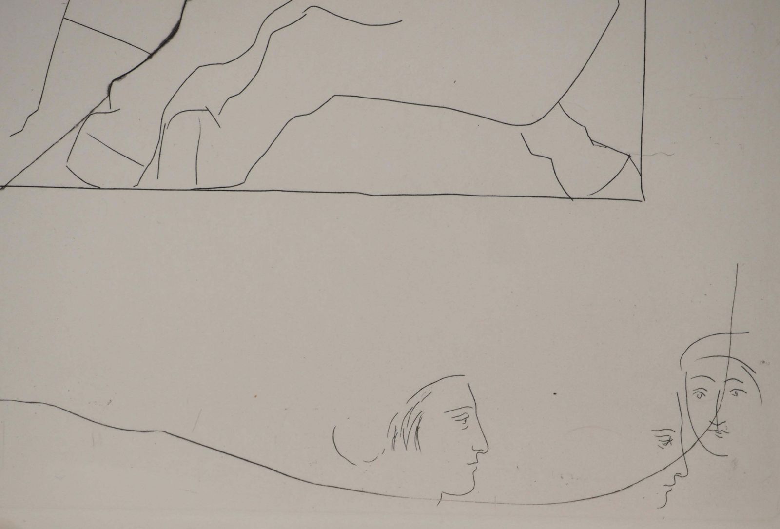 Pablo Picassométarmorphoses D'ovide, The Sun Chariot   Original Etching (Baer #146)1936 photo vinterior