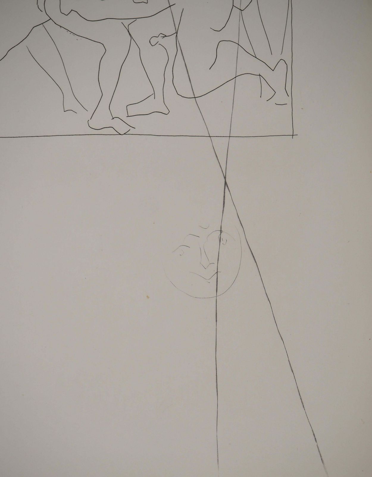 Pablo Picassométarmorphoses D'ovide, Two Fighters   Original Etching (Baer #165)1936 photo 554.0