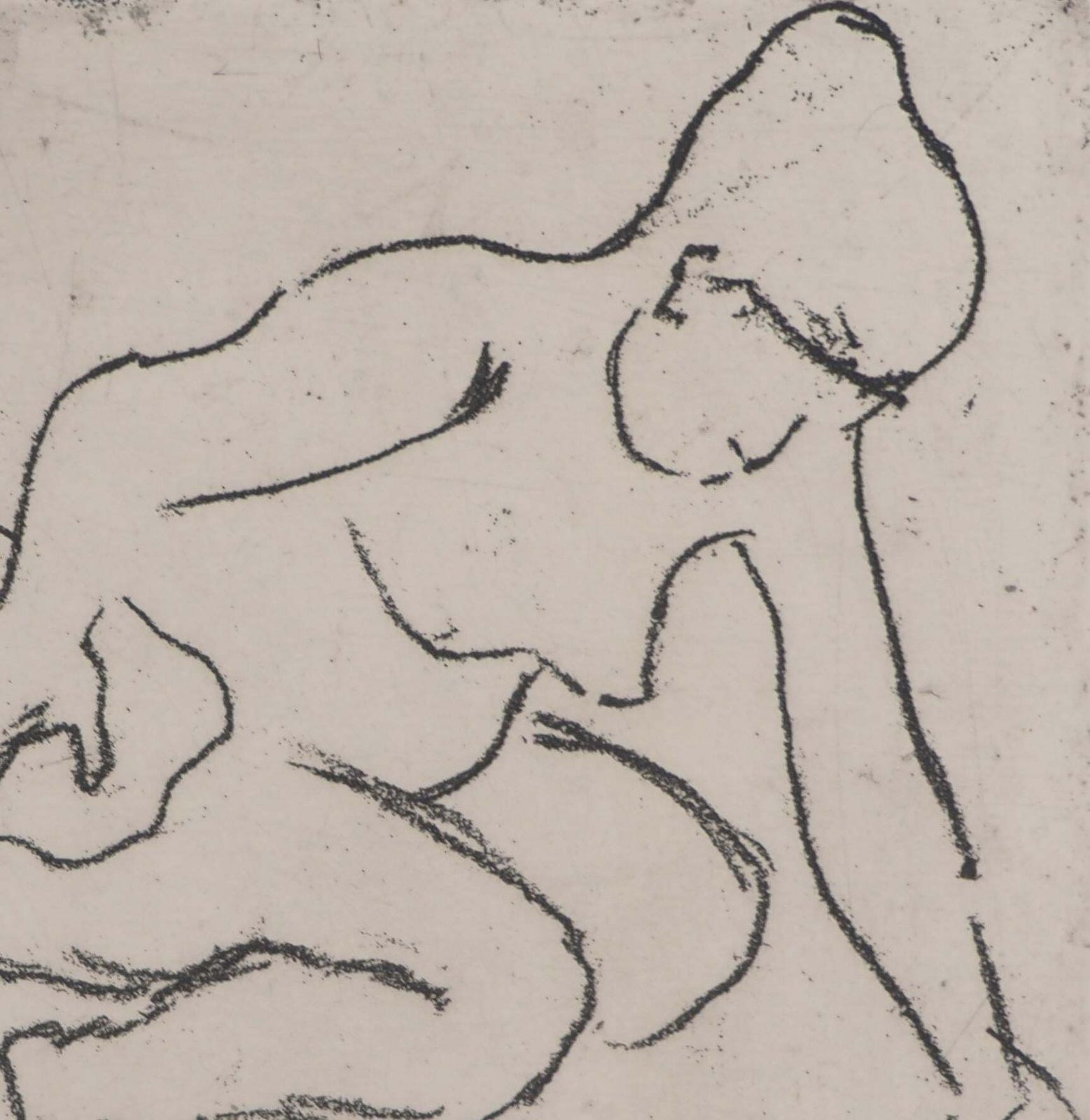 Suzanne Valadonnude Woman In The Bath    Original Etching Signed (Petrides #E1)1932 photo 1062.0