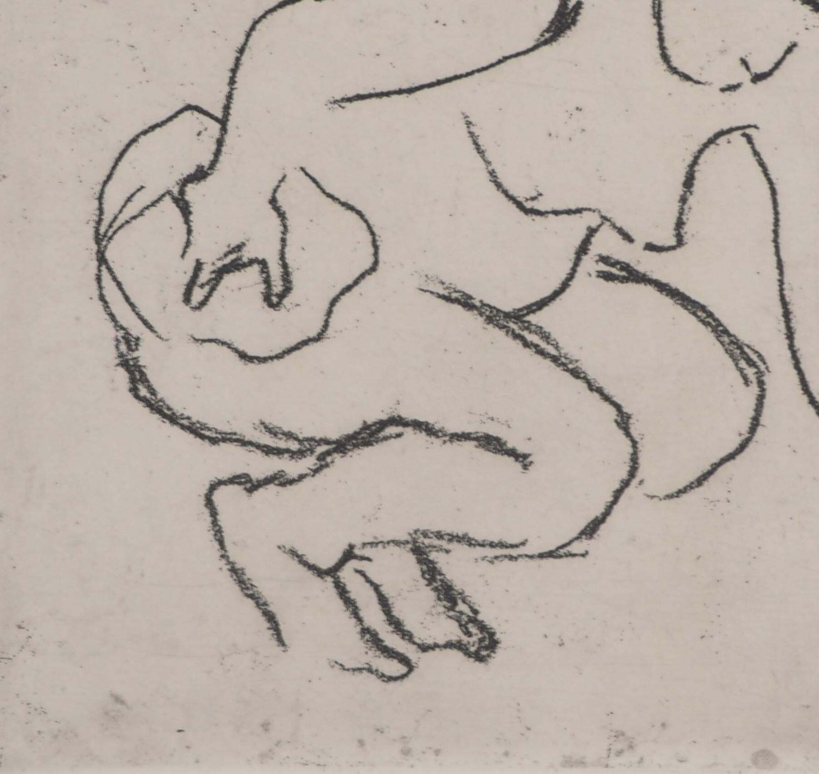 Suzanne Valadonnude Woman In The Bath    Original Etching Signed (Petrides #E1)1932 photo vinterior
