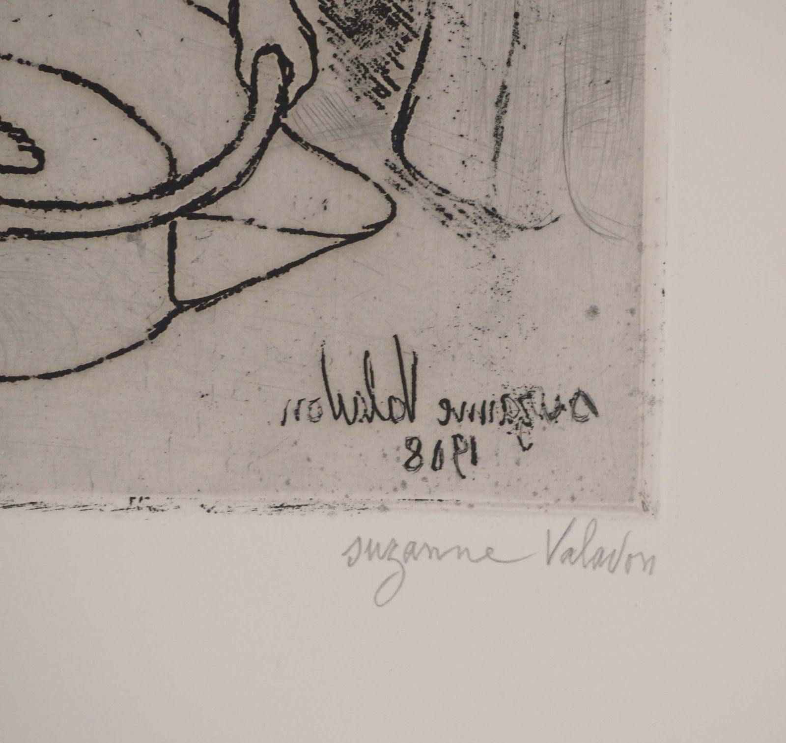 Suzanne Valadonyoung Woman Sponging Herself   Original Etching Signed (Petrides #E12)1932 photo for sale