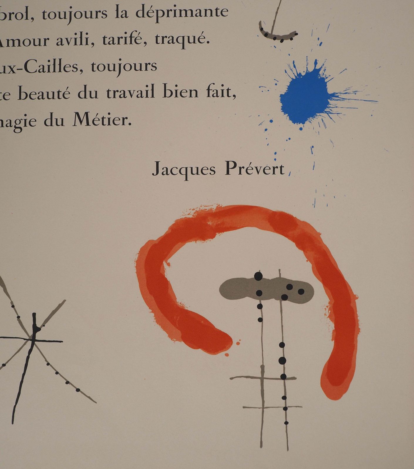 Joan Miróyellow Circle And Star, Preface To 52 Affiches   Original Lithograph (Cramer #841963 photo for sale