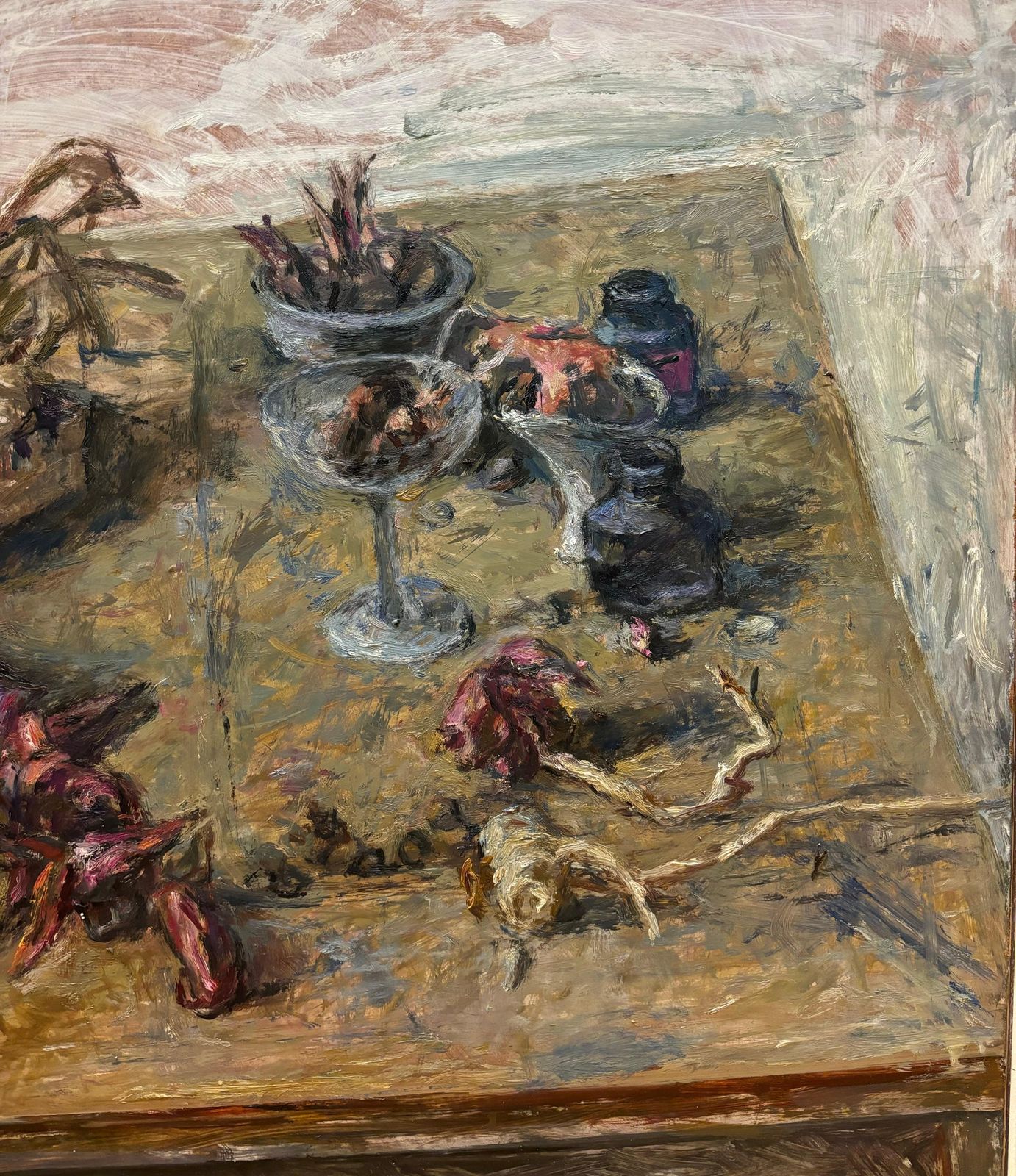 Enzo Faraoni"Grande Natura Morta"  Olio Su Masonite Cm. 107 X 741970 photo furniture