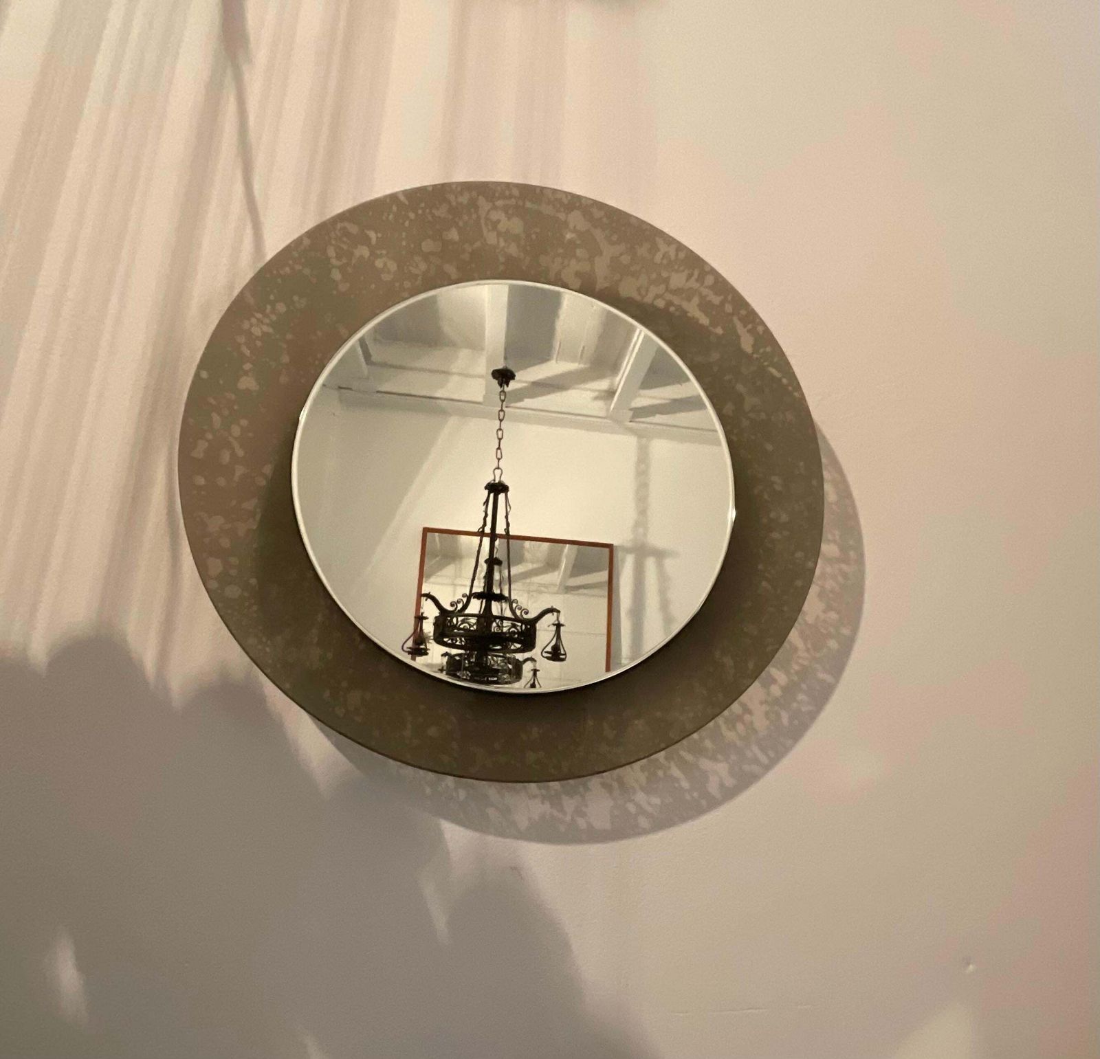 Fontanarte   Erwing Burger   Hanging Mirror   Curved And Etched Glass. photo buy