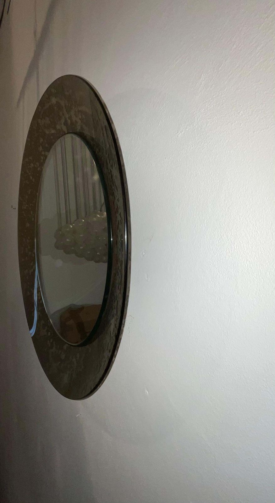 photo vinterior Fontanarte   Erwing Burger   Hanging Mirror   Curved And Etched Glass.