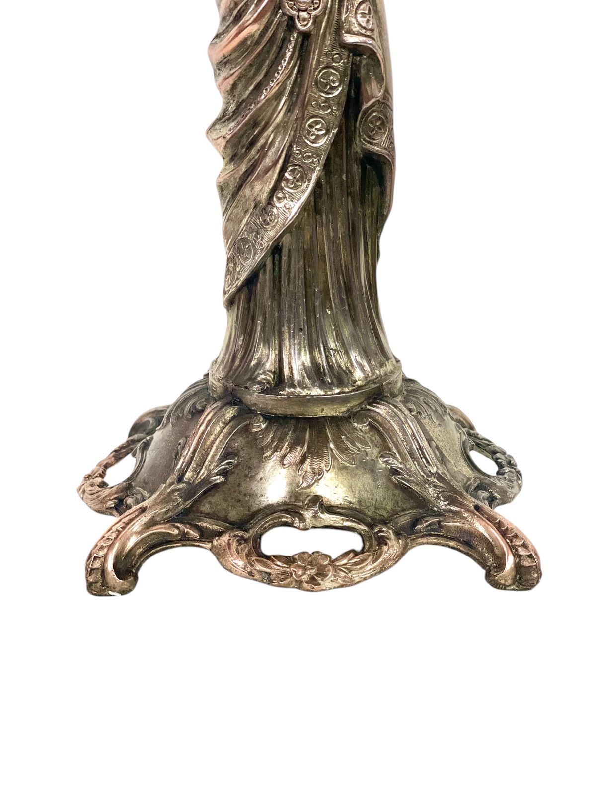 19th Century Silvered Bronze Table Psyche Mirror photo Home Decor