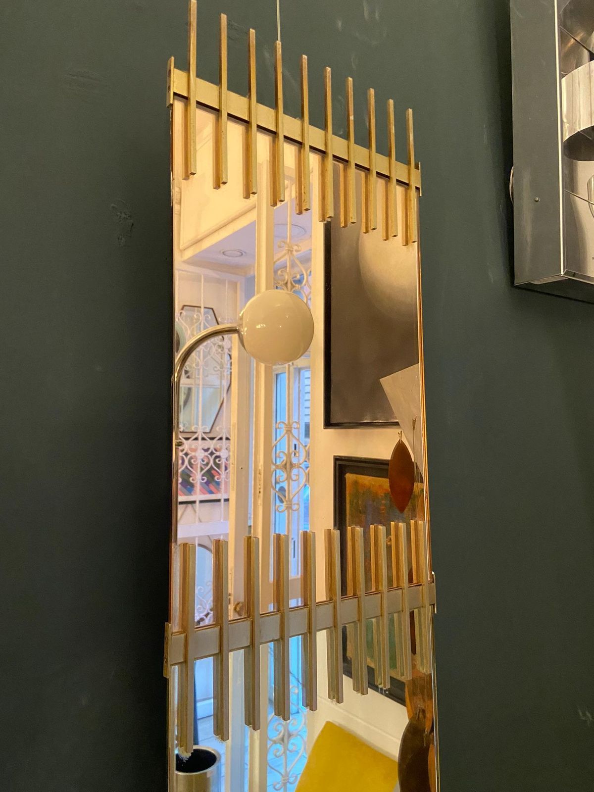 Ettore Sottsass For Santambrogio & De Berti Wall Mirror, Italy 1950s photo 21243.0