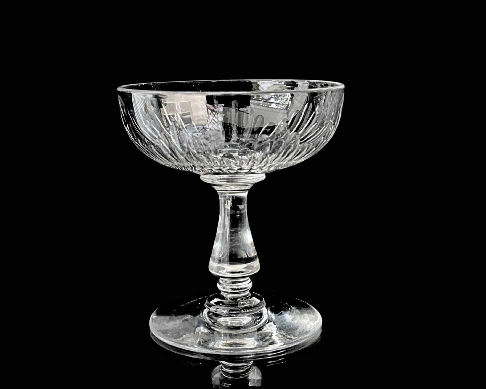 Baccarat Champagne Glasses | 5pcs | 1910 Franceet photo for sale