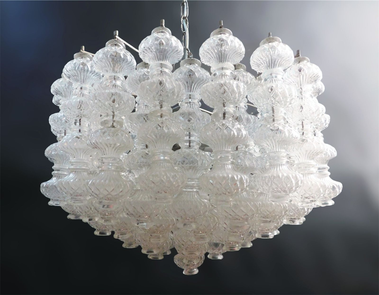 Murano Bussolotti Chandelier By Seguso photo 4434.0