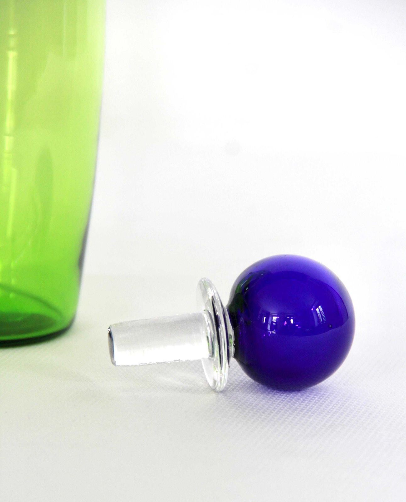 Bottiglie, Vintage Collectible Murano Art Glass Bottle / Decanter By Carlo Moretti, Italy, 1980s photo for sale