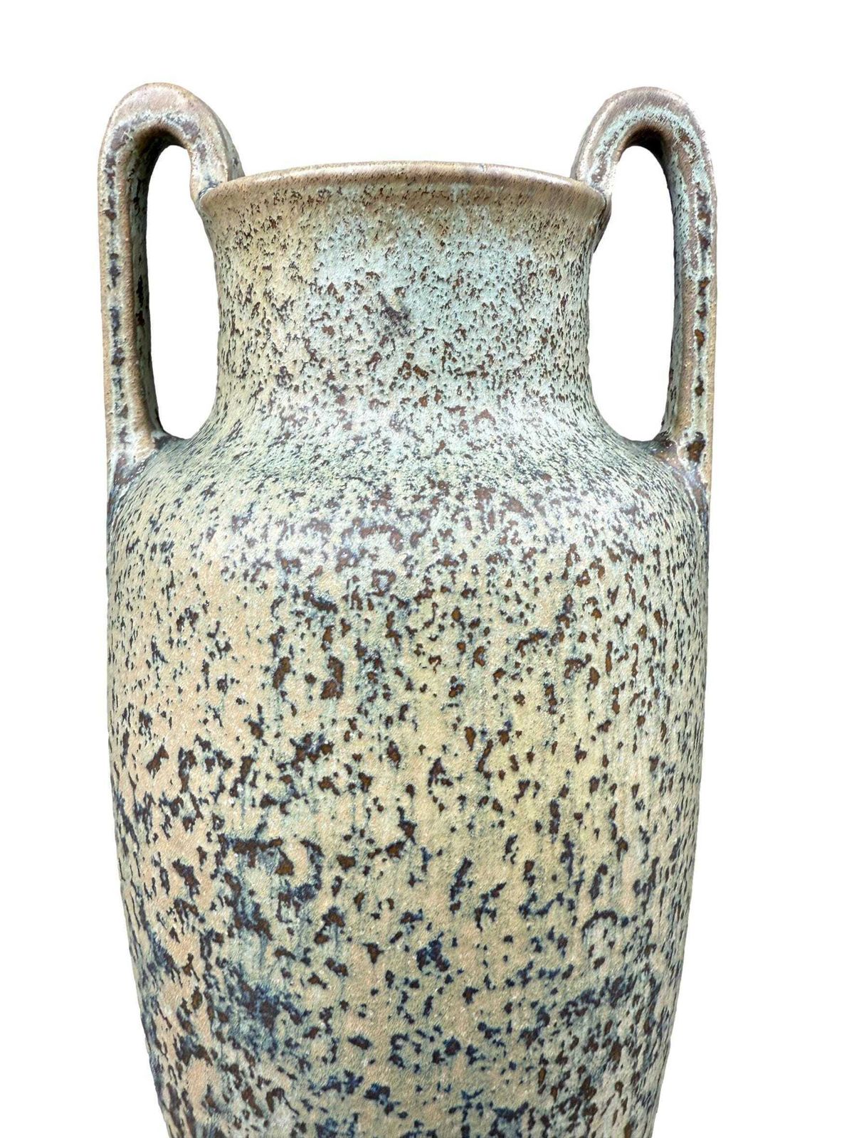 French Art Nouveau Stoneware Vase By Emile Mousseux Marlotte photo vintage