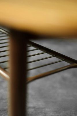 Low Mid Century Danish Modern Hyggebord 55 Coffee Table In Teak With Shelf From Gorm Møbler, 1956 photo vinterior