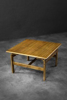 Mid Century Scandinavian Modern Oak Coffee Table By Karl Erik Ekselius For Joc Vetlanda, 1960s photo vintage
