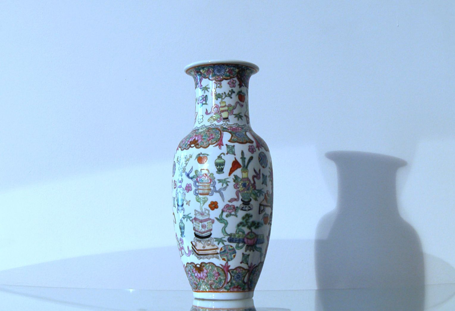 Porcelain Vase Qing Dynasty   20th Century