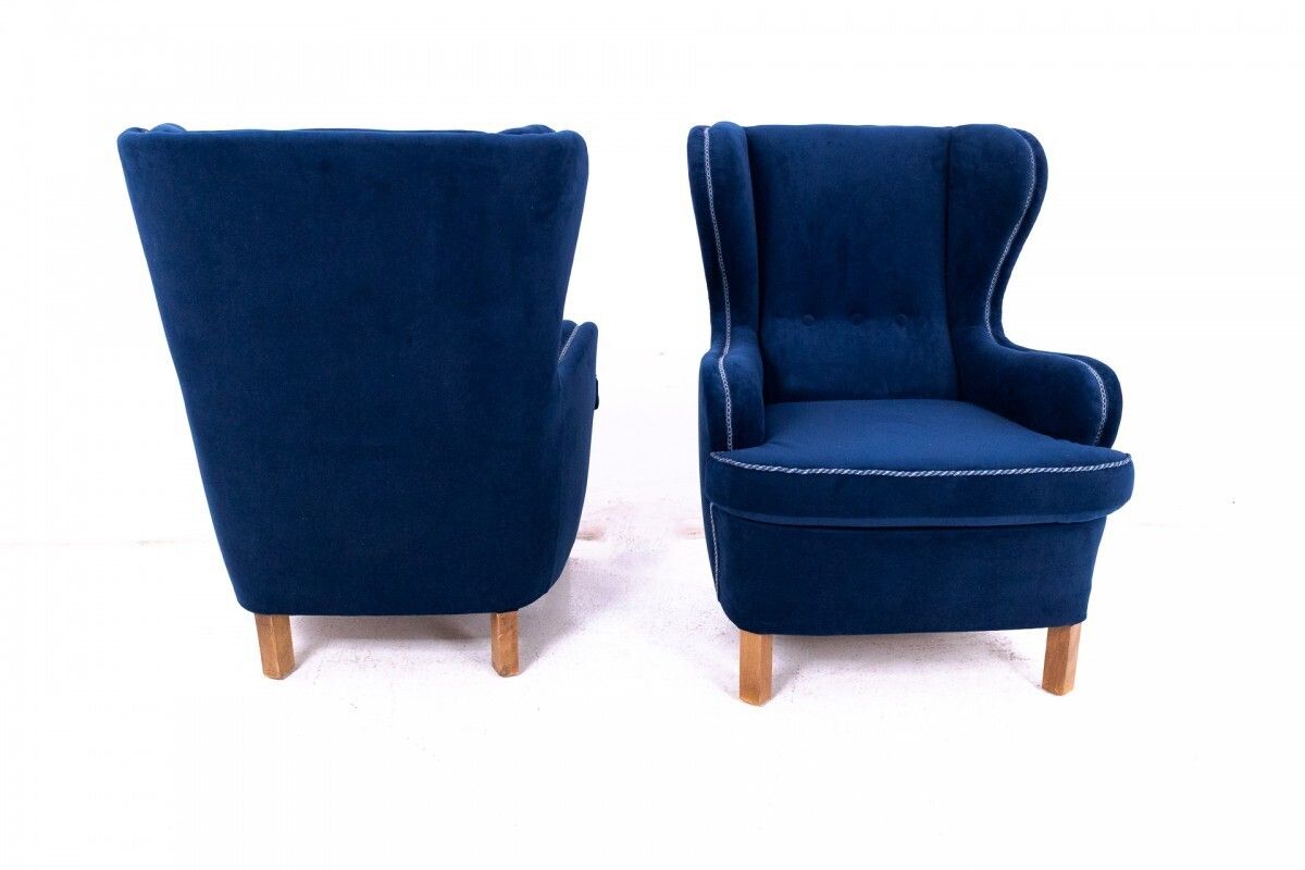 Wingback Armchairs, Northern Europe, Mid 20th Century. After Renovation. photo buy