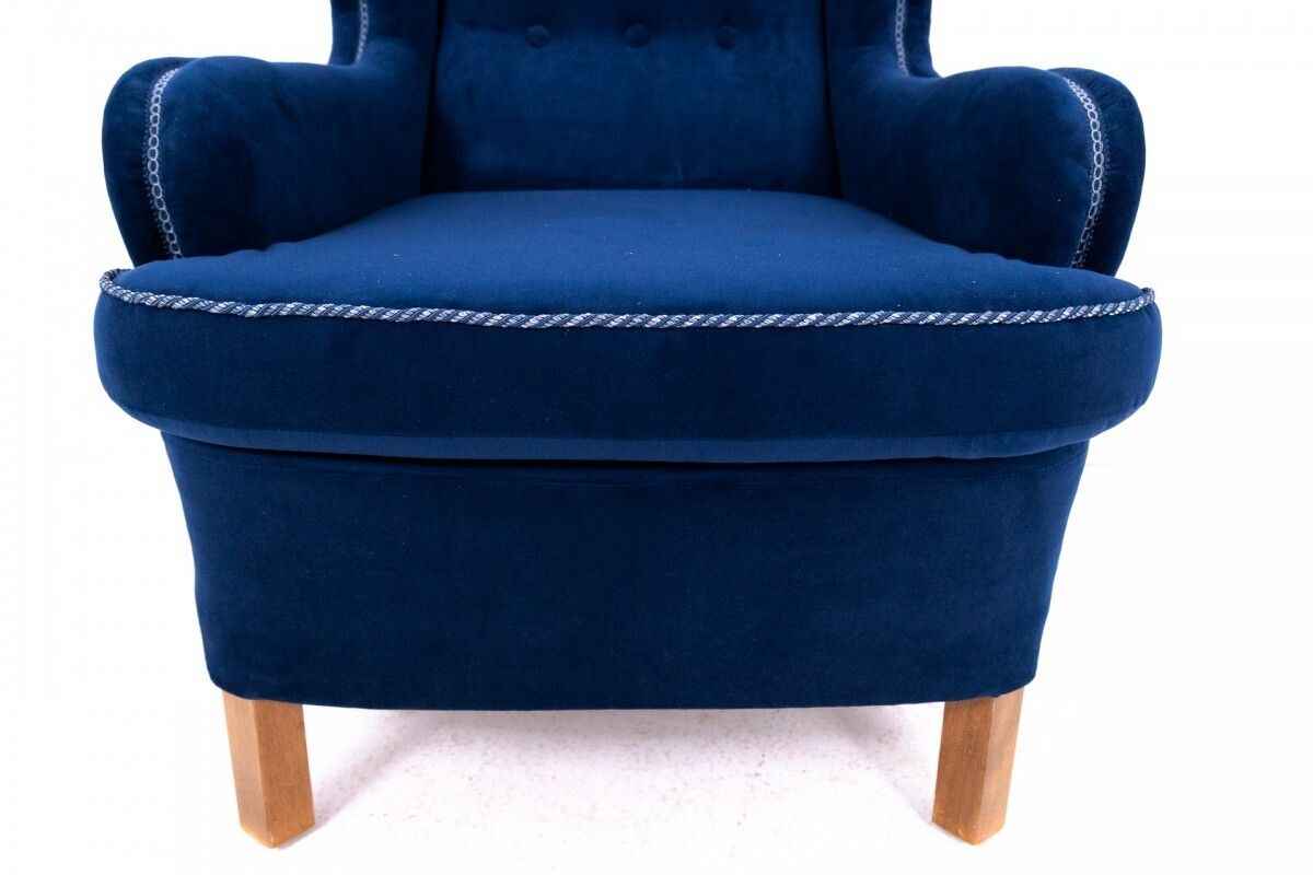 Furniture Wingback Armchairs, Northern Europe, Mid 20th Century. After Renovation. photo