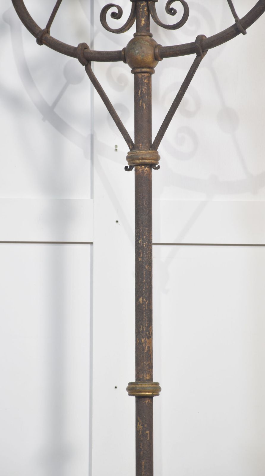 Pair Of Cast Iron Gas Light Candelabras photo Home Decor