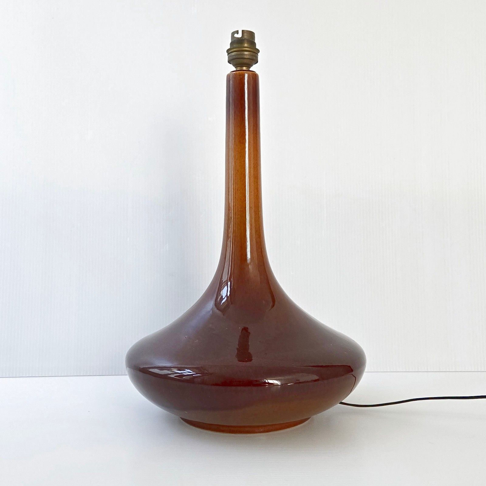 Stunning Vintage 1960s Ceramic Lamp Dlg Ruelland Capron 60s Retro 1960s