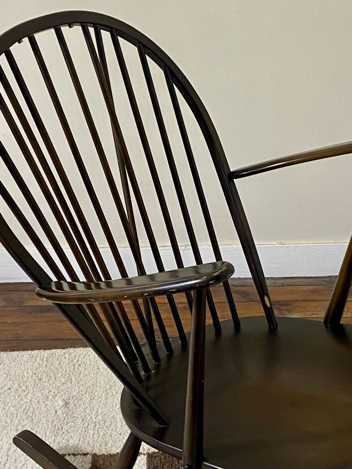 photo vintage Rocking Chair Ercol, Lucian Ercolani, Year 1956