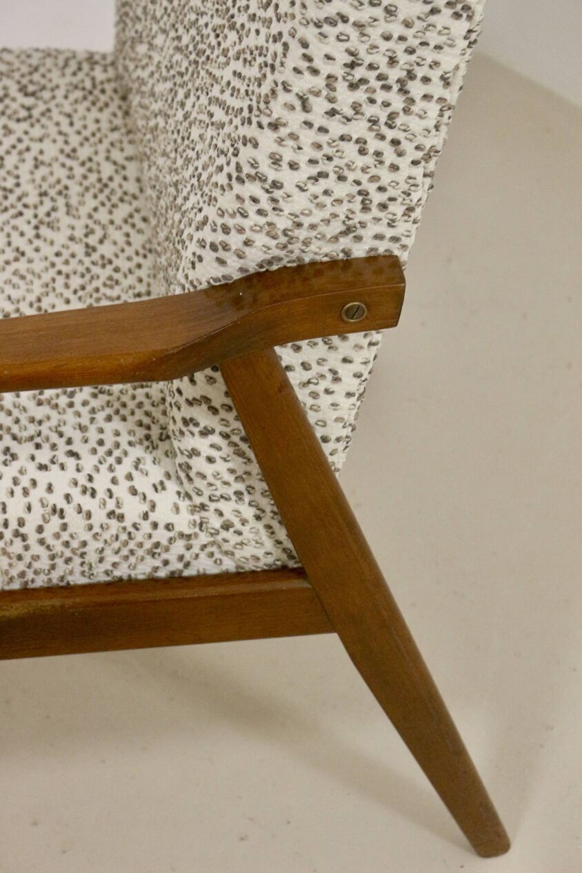 photo for sale Henryk Lis 300 190 Armchair Year 70 Loop Fabric Ref: Balisto