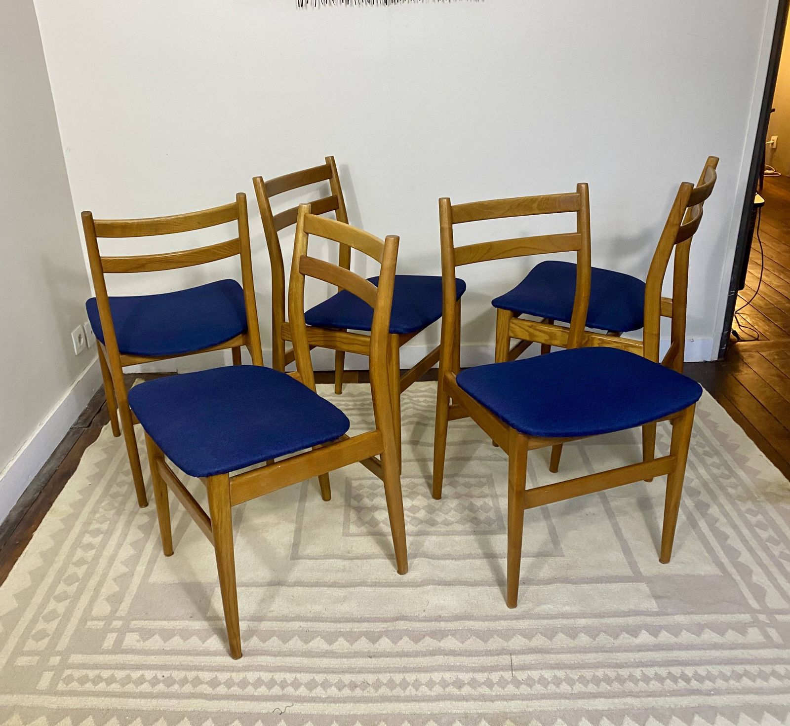 Set Of 5 Scandinavian Chairs From The Year . photo Furniture