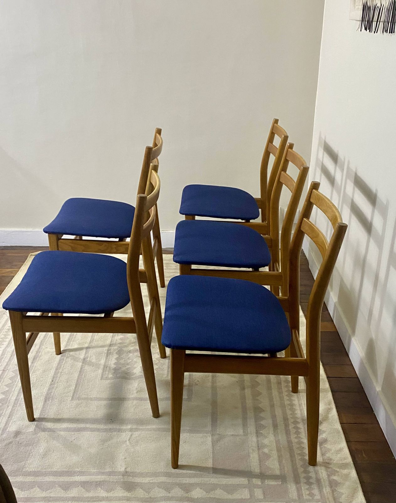 Set Of 5 Scandinavian Chairs From The Year . photo 742.0