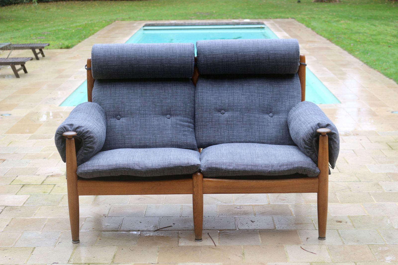 2 Seater Sofa Year 1960 By Eric Merthen For Ire Møbler, Sweden 196 photo for sale